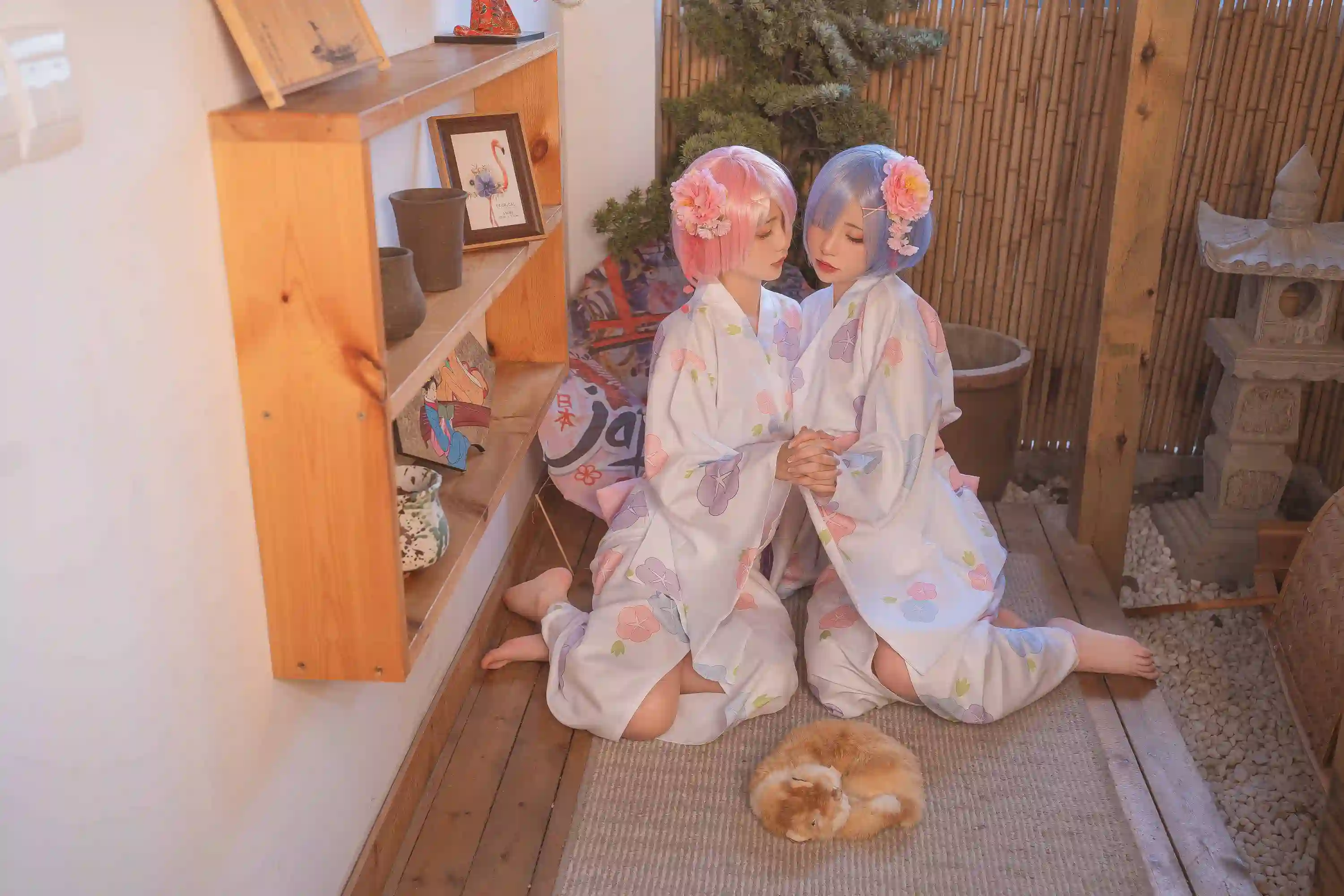 爆机少女喵小吉&金鱼kinngyo – Re双子：拉姆雷姆 [102P+3V/1.37GB]