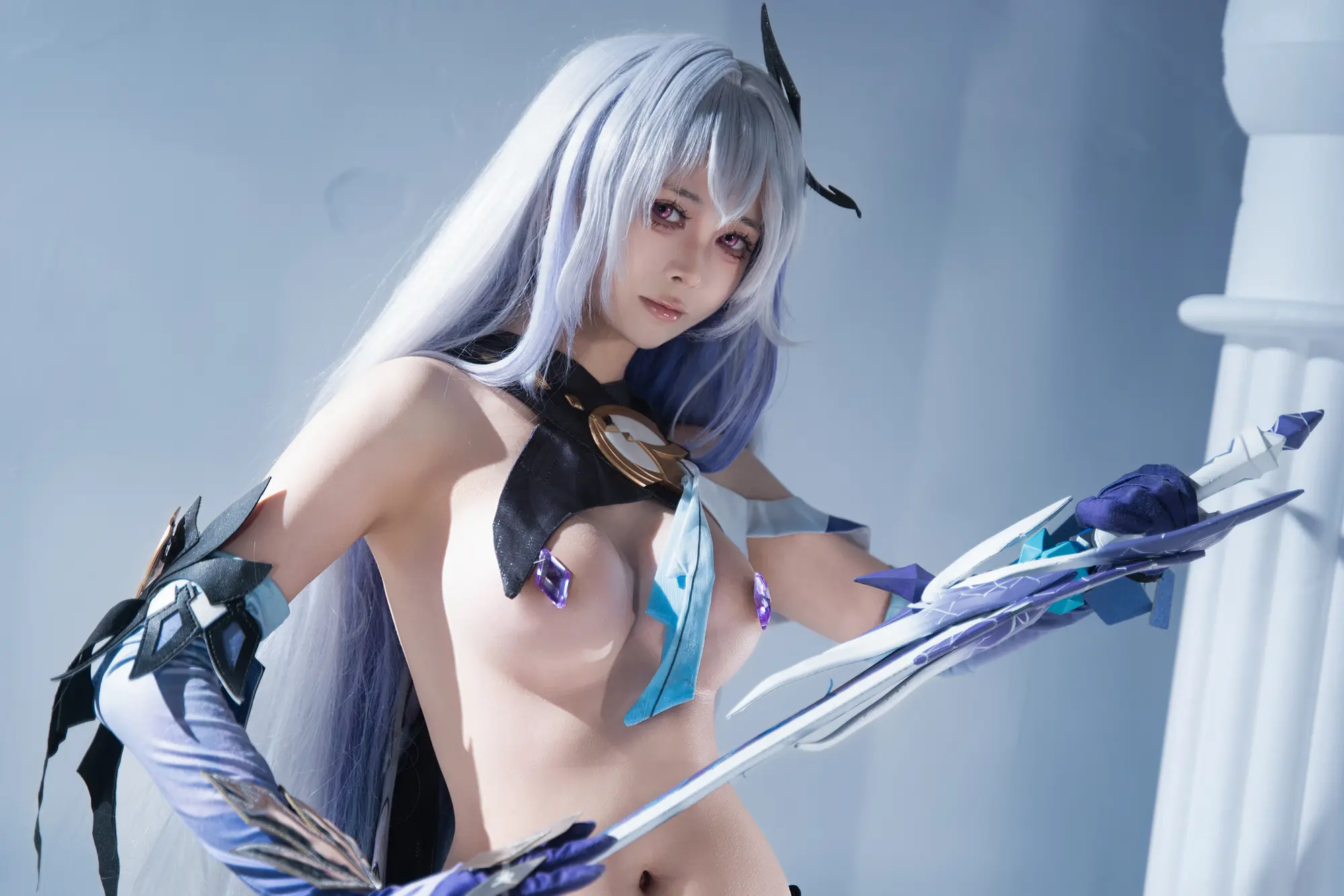 上杉绘黎落 – 丝柯克 原神 [118P/638MB]