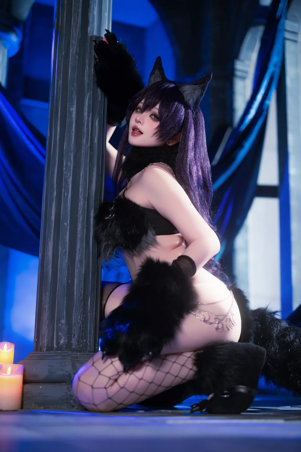 屿鱼 – 爱宕狼人 [51P/383MB]