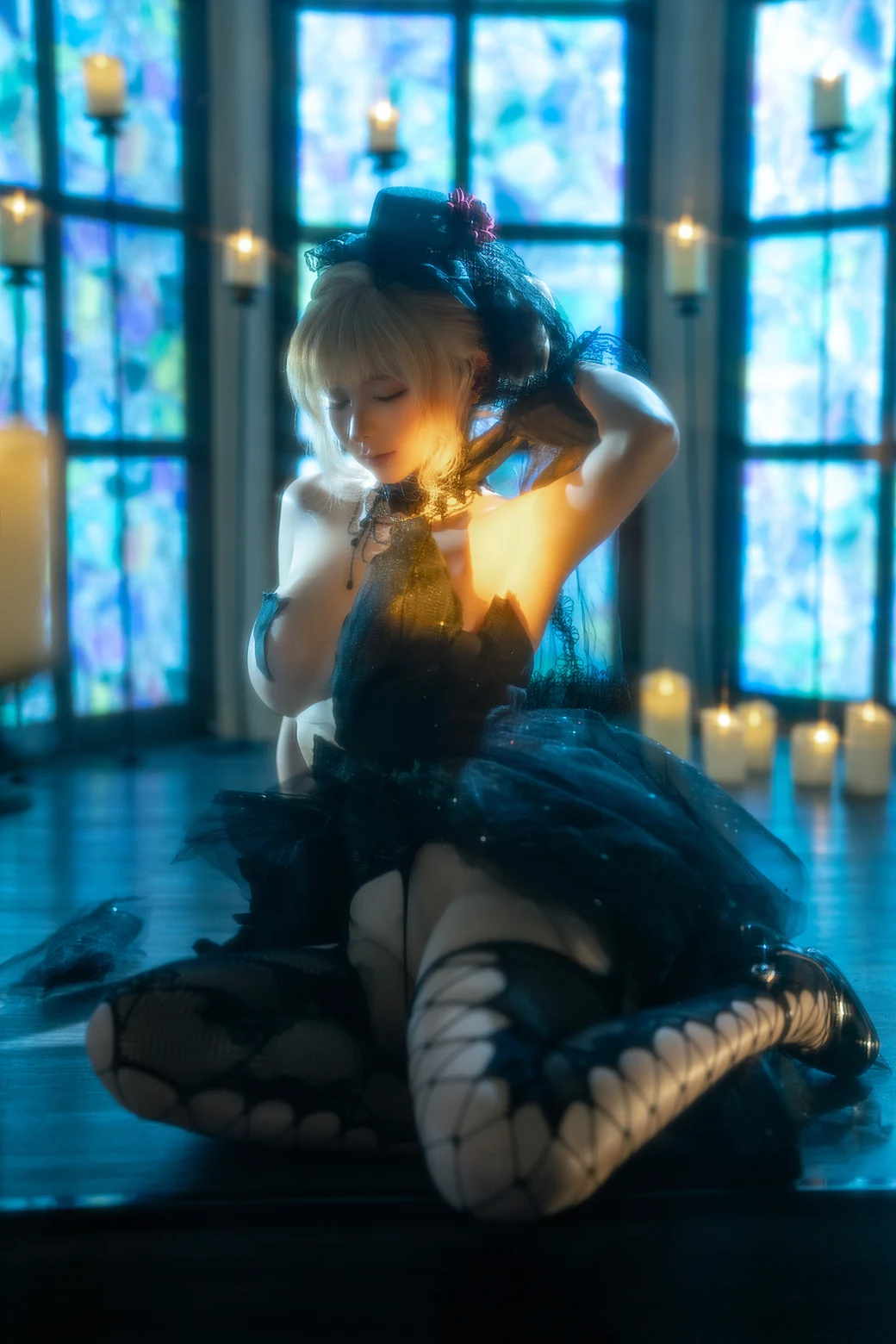 蠢沫沫 – 黑婚纱 [37P+1V/3.12GB]