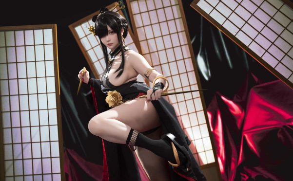 [图包]星之迟迟 - 约尔-圣诞3 同人和风战斗服&赠品 黑贞[78P+2V/816MB]